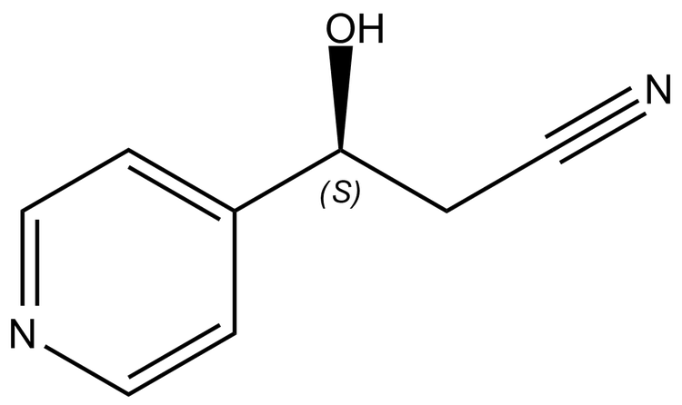 (S)-3-Hydroxy-3-(4-pyridinyl)propanenitrile | CAS 676563-19-2