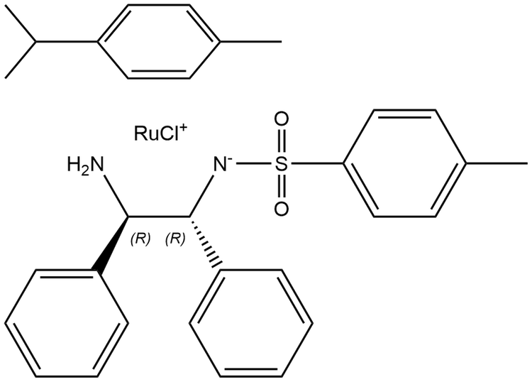 (1R,2R)-(-)-N-(4-Toluenesulphonyl)-1,2-diphenylethylenediamine) (p-cymene) RuCl catalyst